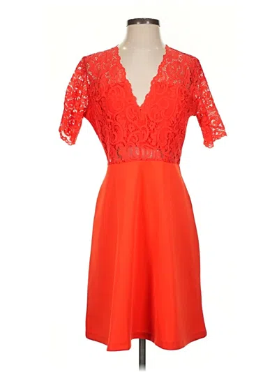 Pre-owned Alexia Admor Cocktail Dress In Orange