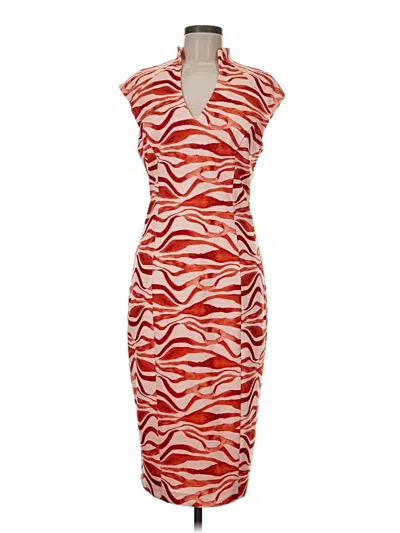 Pre-owned Alexia Admor Cocktail Dress In Orange