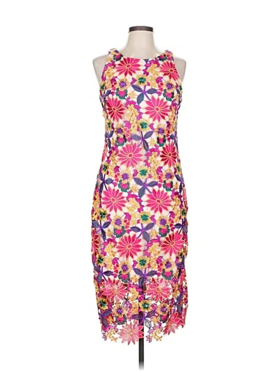 Pre-owned Alexia Admor Cocktail Dress In Pink