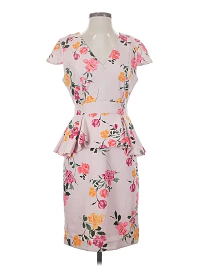 Pre-owned Alexia Admor Cocktail Dress In Pink