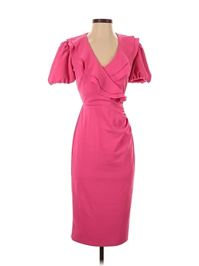 Pre-owned Alexia Admor Cocktail Dress In Pink