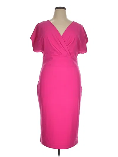 Pre-owned Alexia Admor Cocktail Dress In Pink