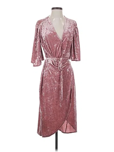 Pre-owned Alexia Admor Cocktail Dress In Pink