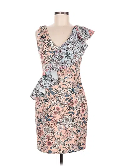 Pre-owned Alexia Admor Cocktail Dress In Pink