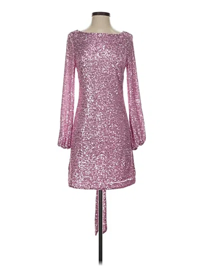 Pre-owned Alexia Admor Cocktail Dress In Pink