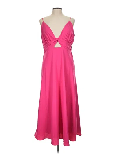 Pre-owned Alexia Admor Cocktail Dress In Pink