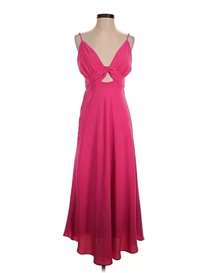Pre-owned Alexia Admor Cocktail Dress In Pink