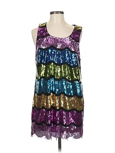 Pre-owned Alexia Admor Cocktail Dress In Purple