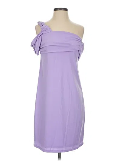 Pre-owned Alexia Admor Cocktail Dress In Purple