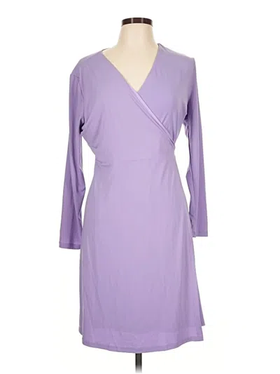 Pre-owned Alexia Admor Cocktail Dress In Purple