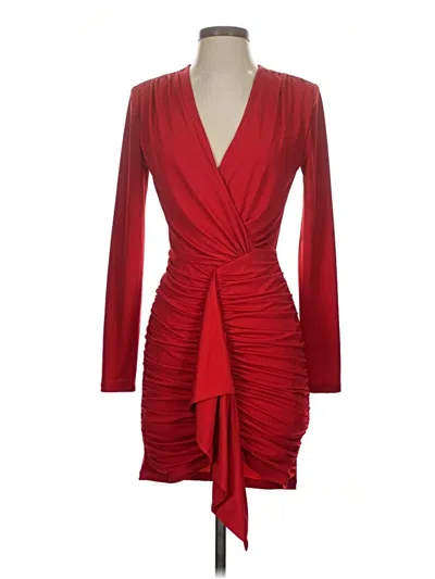 Pre-owned Alexia Admor Cocktail Dress In Red