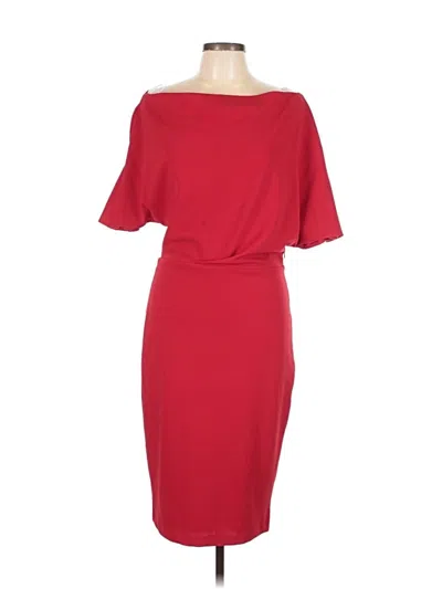 Pre-owned Alexia Admor Cocktail Dress In Red