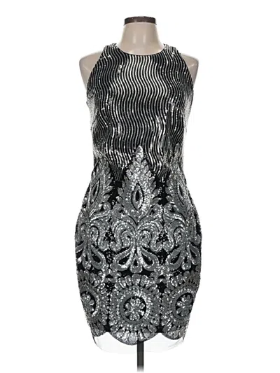 Pre-owned Alexia Admor Cocktail Dress In Silver