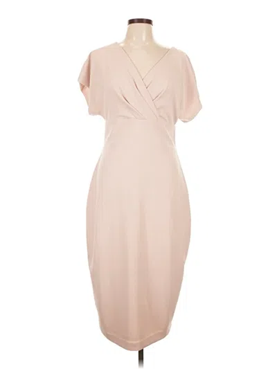 Pre-owned Alexia Admor Cocktail Dress In Tan