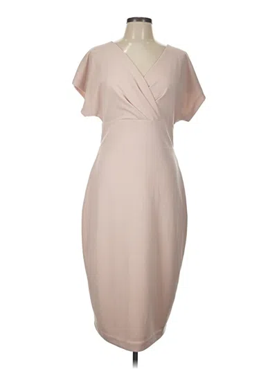 Pre-owned Alexia Admor Cocktail Dress In Tan