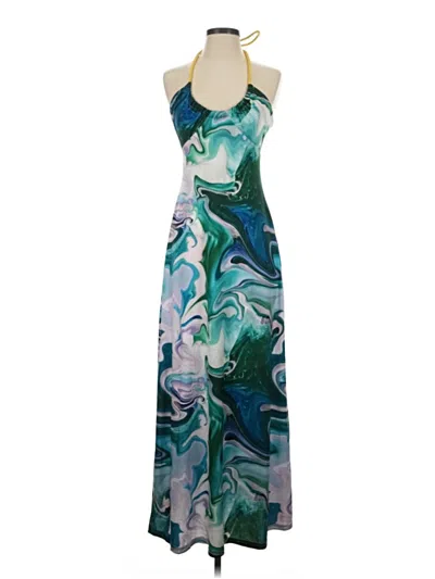 Pre-owned Alexia Admor Cocktail Dress In Teal
