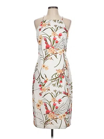 Pre-owned Alexia Admor Cocktail Dress In White