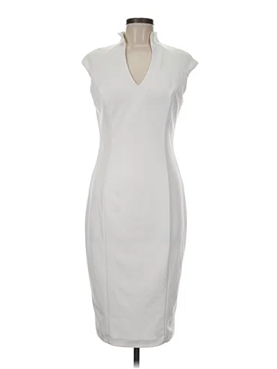 Pre-owned Alexia Admor Cocktail Dress In White