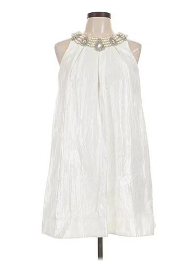 Pre-owned Alexia Admor Cocktail Dress In White
