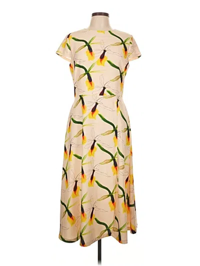 Pre-owned Alexia Admor Cocktail Dress In Yellow