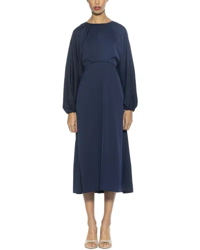 Alexia Admor Constance A-line Dress In Blue