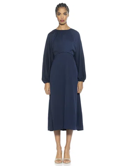 Alexia Admor Constance Dress In Blue