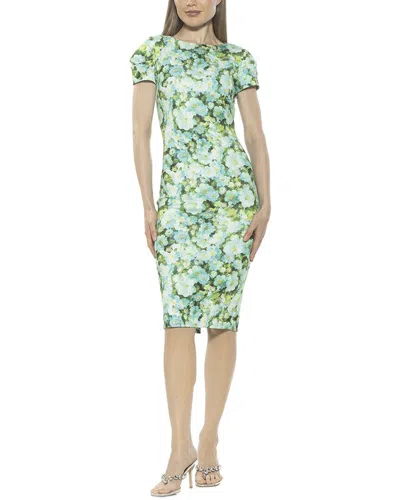 Alexia Admor Crysta Stretch Sheath Dress In Painterly Floral