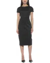 Alexia Admor Crysta Stretch Sheath Dress In Black