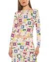 Alexia Admor Dahlia Boat Neck Top
