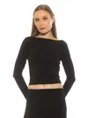 Alexia Admor Dahlia Shirt In Black