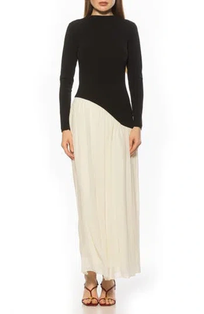 Alexia Admor Dakota Long Sleeve Gown In Multi