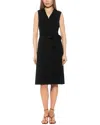 Alexia Admor Dane Tie Waist Midi Dress