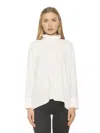 Alexia Admor Women's Danielle Mockneck Blouse In Beige