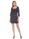 Alexia Admor Dianys Plaid Shift Minidress In Multi