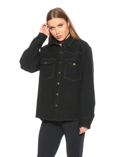 ALEXIA ADMOR DELLA DENIM SHIRT