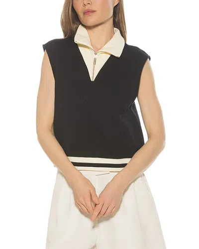 Alexia Admor Denise Vest Top In Black