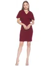 Alexia Admor Devi V Neck Dress In White