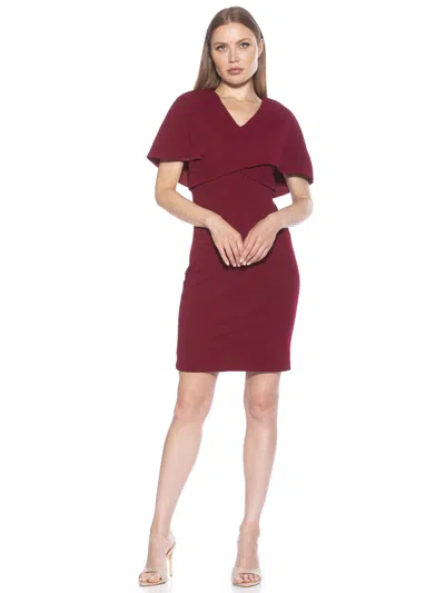 Alexia Admor Devi V Neck Dress In White