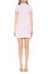 Alexia Admor Devika Pleated Knit Dress In Pink
