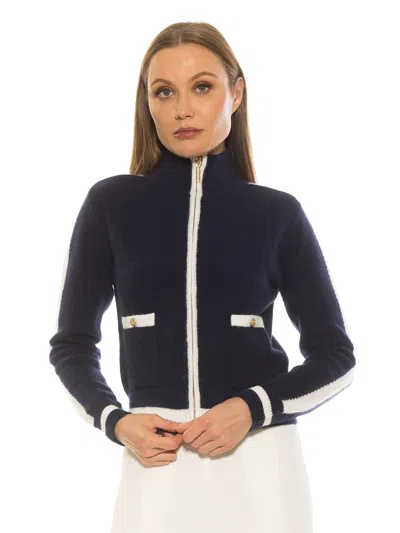 Alexia Admor Dewey Jacket In Blue