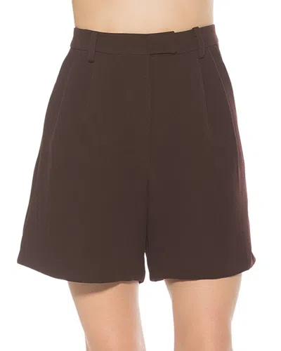 Alexia Admor Dia Short In Burgundy