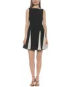 Alexia Admor Dianis Fit And Flare Minidress In Black