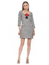 Alexia Admor Dianys Tweed Shift Mindress In Multi
