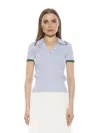 Alexia Admor Diara Knit Polo In Multi