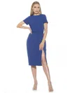 Alexia Admor Dominique Dress In Blue