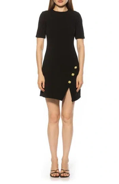 Alexia Admor Dream Short Sleeve Sheath Dress In Black