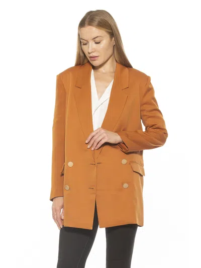 Alexia Admor Dresses Ellie Blazer In Brown
