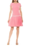 Alexia Admor Drop Waist Dress In Pink