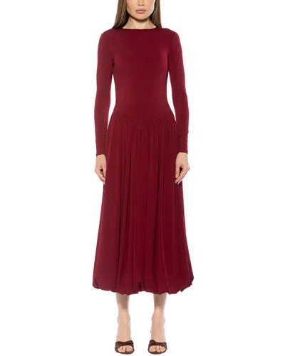 Alexia Admor Eero Midi Dress In Red