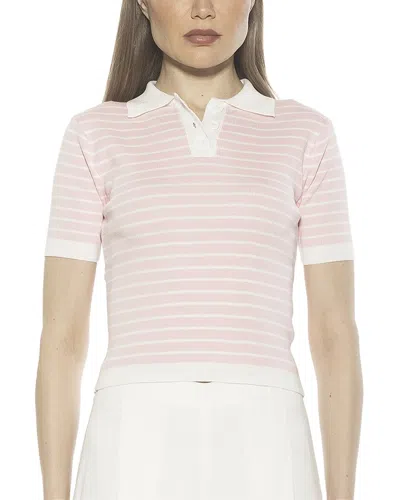 Alexia Admor Elani Polo Shirt In Pink